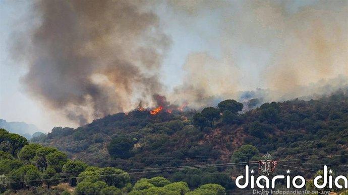 Ascienden a más de 200 los desalojados por el incendio de Cerro Muriano (Córdoba)