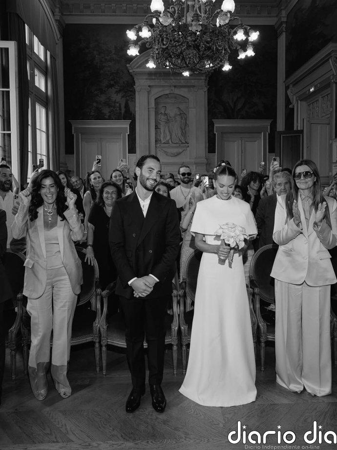 Así es el impresionante vestido de novia con el que se casó “la niña más guapa del mundo”, Thylane Blondeau