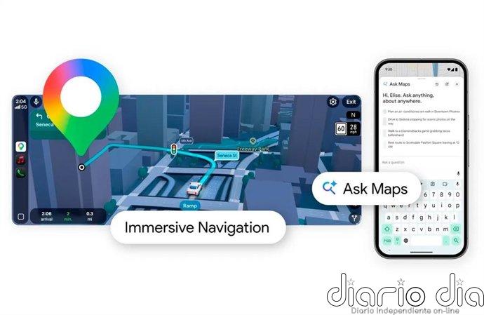 Así se integra Gemini en Google Maps para evitar atascos y facilitar consultas útiles en la operación salida de verano
