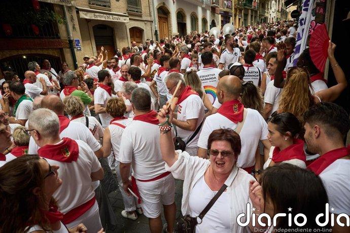 Asiron destaca el "buen ambiente" de los Sanfermines y la "grandísima participación en todos los actos"