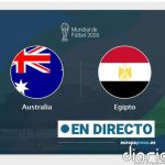 Australia - Egipto, en directo hoy: sigue el partido de Copa Mundial de la FIFA minuto a minuto
