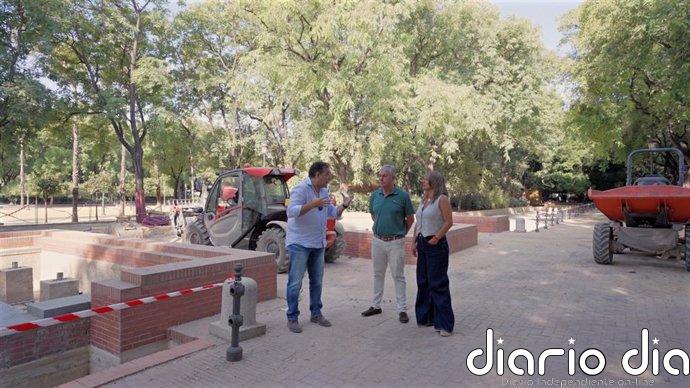 Avanzan las obras de Ciudad de Ronda, en el Prado, donde el Ayuntamiento de Sevilla ha invertido ya más de 1,6 millones