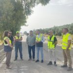 Avanzan las obras de emergencia en la A-420, de acceso a Marmolejo (Jaén)
