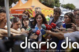 Ayuso anuncia un contrato de emergencia de un millón para las explotaciones ganaderas afectadas por el incendio