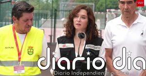 Ayuso anuncia una "recuperación inédita" de las zonas afectadas por el incendio