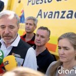 Azcón: El incendio de Orés (Zaragoza) "está descontrolado y sigue quemando muchas hectáreas"