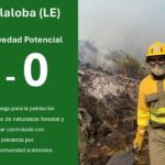 Baja a gravedad 0 el incendio de Valdelaloba (León) que llegó a nivel 2 y obligó a evacuar dos pueblos