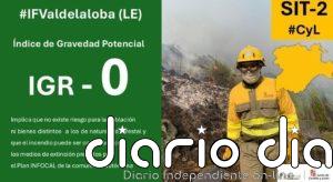 Baja a gravedad 0 el incendio de Valdelaloba (León) que llegó a nivel 2 y obligó a evacuar dos pueblos
