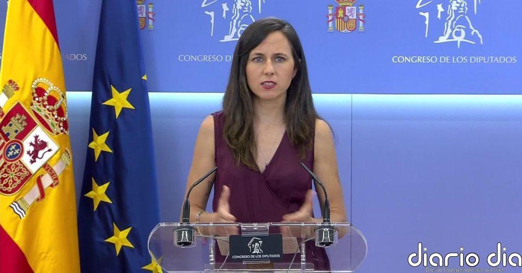 Belarra advierte que Podemos no apoyará el 'techo de gasto' ni el decreto de vivienda si incluye las peticiones de Junts