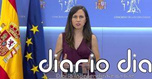 Belarra advierte que Podemos no apoyará el 'techo de gasto' ni el decreto de vivienda si incluye las peticiones de Junts