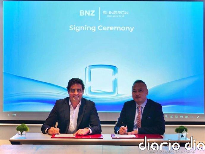 BNZ sella una alianza con la china Sungrow para el suministro de 240 MWh en baterías para proyectos en Italia