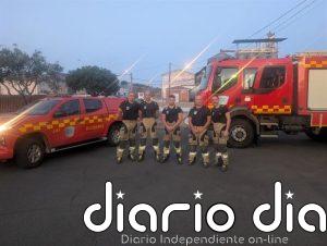 Bomberos de la Diputación de Cáceres se trasladan a Ávila para ayudar a pueblos afectados por el incendio de Burgohondo