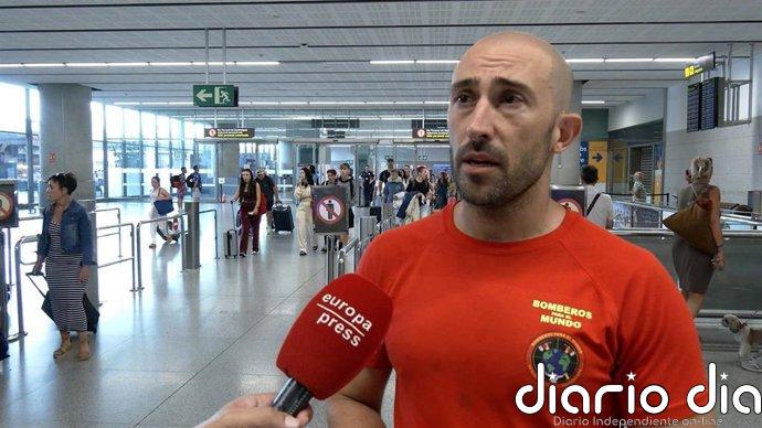 Bomberos desplazados de Málaga a Venezuela: "El pueblo va a tardar en recuperarse, todo el mundo ha perdido a alguien"