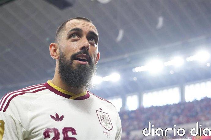 Borja Iglesias: "La gente hace cuentas muy rápido y la realidad es que Bélgica tiene un 'equipazo'"