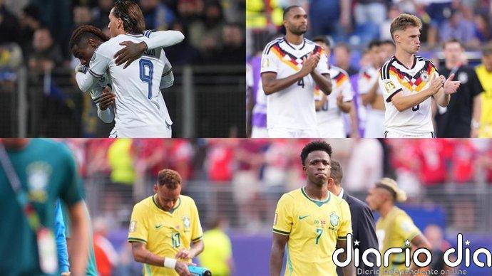 Brasil, Alemania e Italia dan la espalda al Mundial