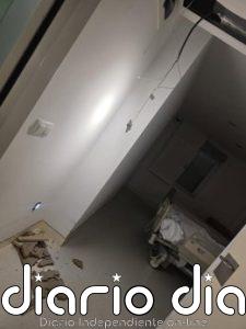 Cae parte del techo de una de las habitaciones del Centro de Salud Mental de Albeda