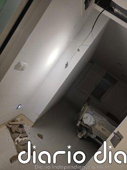 Cae parte del techo de una de las habitaciones del Centro de Salud Mental de Albeda Cae parte del techo de una de las habitaciones del Centro de Salud Mental de Albeda