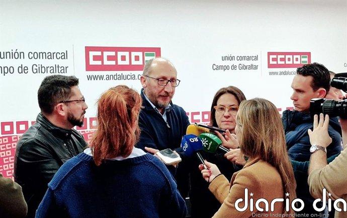 CCOO solicita una prestación compensatoria sobre el desempleo de los transfronterizos que trabajan en Gibraltar