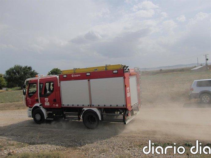 Chueca asegura que los bomberos están preparados por si tienen que volver al incendio de Leciñena