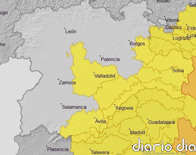 Cinco provincias de Castilla y León estarán este jueves en aviso amarillo por temperaturas de hasta 36 grados