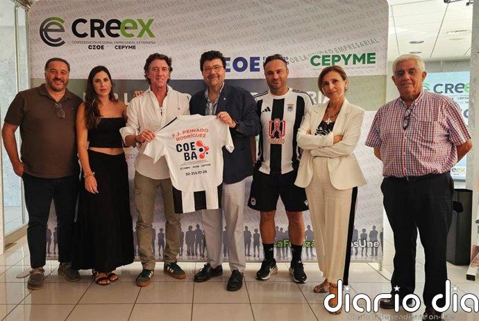 Coeba y el Club Deportivo Badajoz acuerdan abrir vías de cooperación empresarial y deportiva