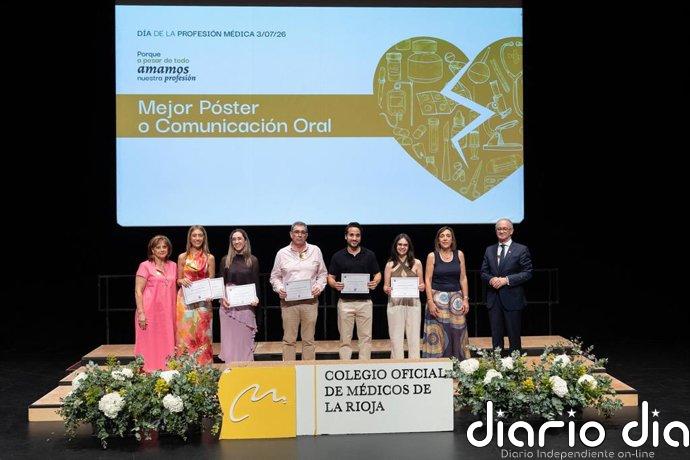 Colegio de Médicos de La Rioja incentiva la investigación con premios a mejores artículos científicos y comunicaciones