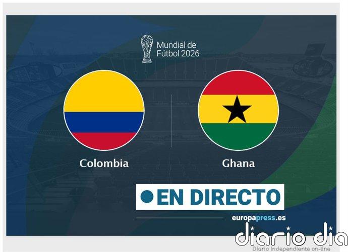Colombia - Ghana, en directo hoy: estadísticas previas y alineaciones probables