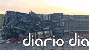 Cortada la AP-7 en la Pobla de Montornès (Tarragona) en sentido sur por un accidente