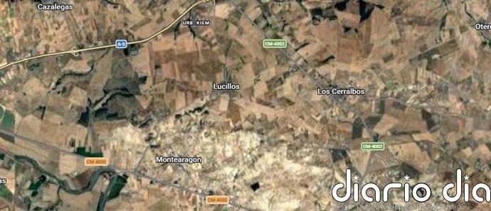 Cuatro heridas, entre ellas dos menores, tras una colisión entre tres turismos en la A-5 en Lucillos