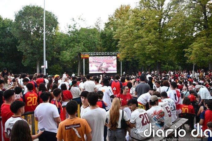Cuenca instalará de nuevo este domingo una pantalla gigante en el Parque de Santa Ana para seguir la final del Mundial