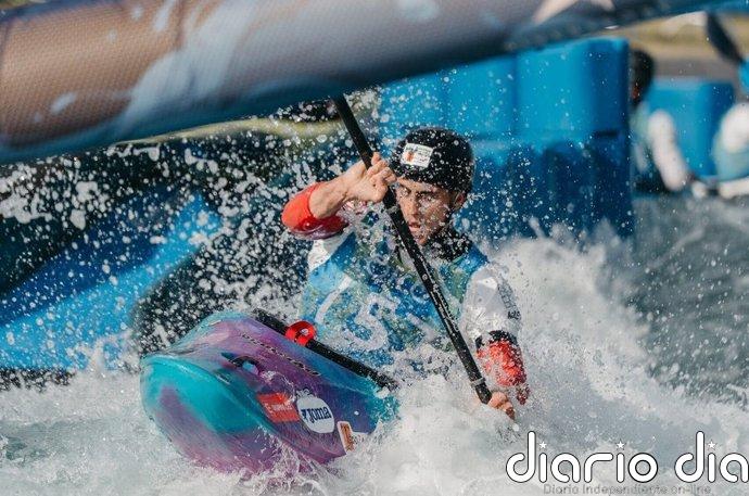 David Llorente se cuelga el bronce en contrarreloj de kayak cross en el Mundial