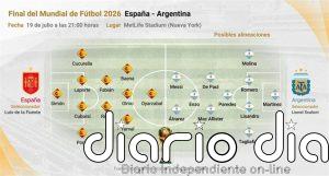 De la Fuente apunta a repetir once y Scaloni podría reforzar el centro del campo