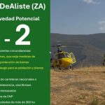 Declarado de gravedad 2 un incendio forestal en Rábano de Aliste (Zamora)