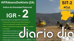 Declarado de gravedad 2 un incendio forestal en Rábano de Aliste (Zamora)