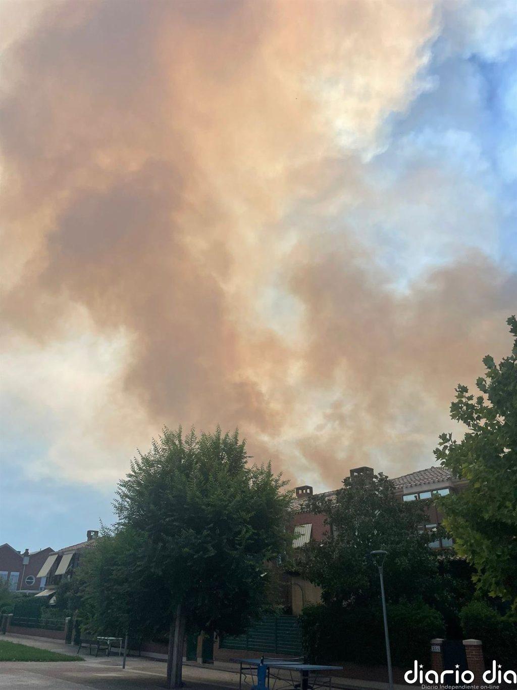 Declarado el nivel '1' de PLATECAR tras un incendio en una finca de cereal y matorral, en Logroño