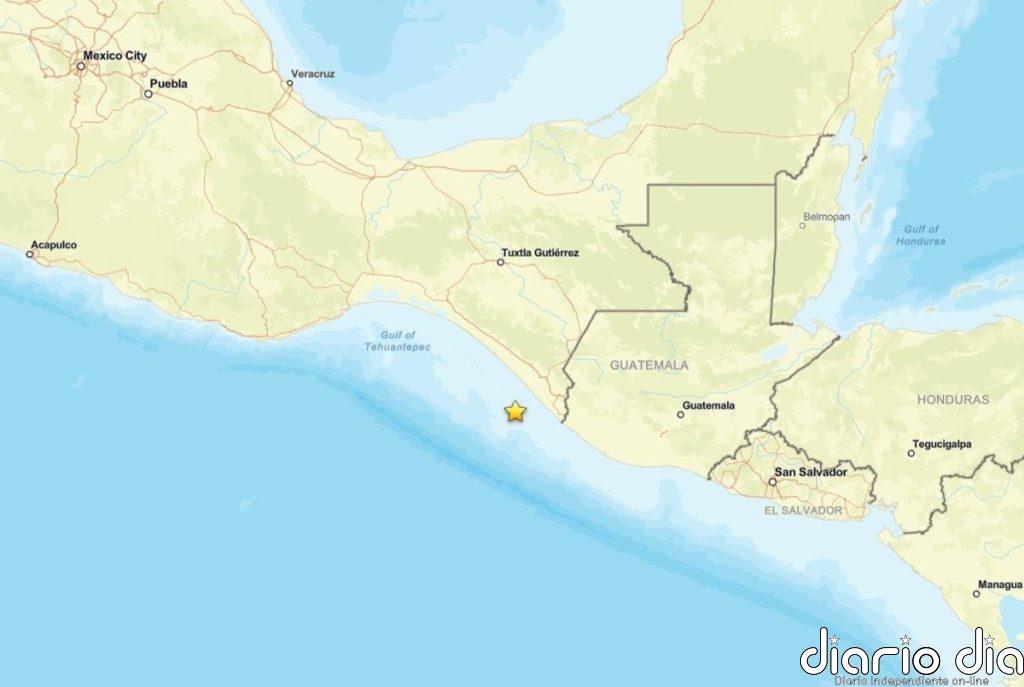 Declarado en México un seísmo de magnitud preliminar 7,3 con alerta de tsunami cerca de la costa de Chiapas