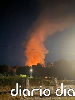 Declarado otro incendio forestal en Boborás (Ourense), el cuarto este verano