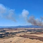 Declarado un incendio en Robledillo de Mohernando, que alcanza nivel 1 y obliga a cortar la GU-199