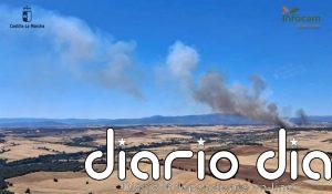 Declarado un incendio en Robledillo de Mohernando, que alcanza nivel 1 y obliga a cortar la GU-199