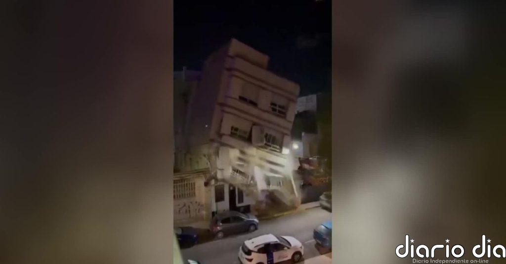 Derrumbe de un edificio en Benetusser, Valencia