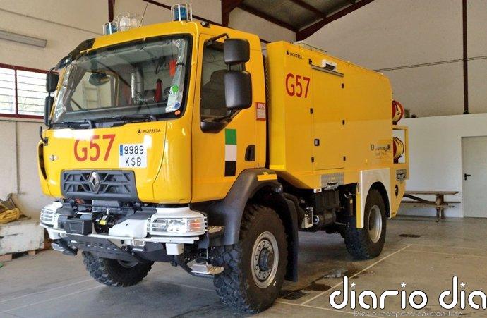 Desactivado el nivel 1 en el incendio en Jerez de los Caballeros, que presenta una "evolución favorable"