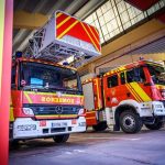 Desalojo preventivo de 150 vecinos de un bloque de pisos en Linares (Jaén) por un incendio en la novena planta