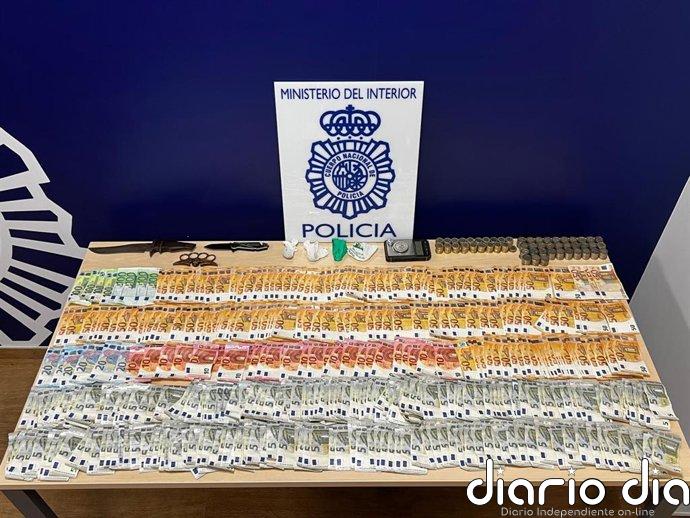 Desmantelado un punto de venta de cocaína y heroína en el barrio lorquino de San Diego