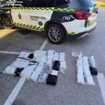 Detenido el conductor de un turismo que transportaba ocultos 36,5 kilos de hachís cuando circulaba por la A-3