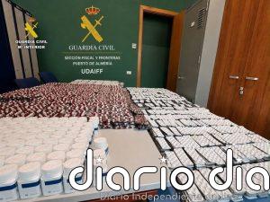 Detenido en el Puerto de Almería con más de 170.000 comprimidos psicotrópicos ocultos en un vehículo rumbo a Marruecos