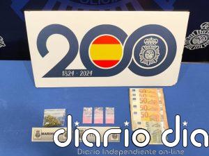 Detenido en Valladolid un individuo por tráfico de drogas al incautarle marihuana y metanfetamina y 260 euros