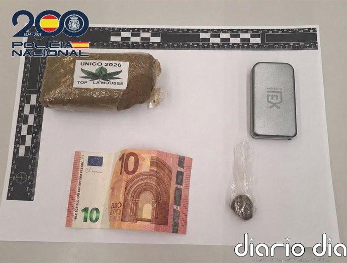 Detenido un hombre vendiendo hachís en el parque Primero de Mayo de Logroño