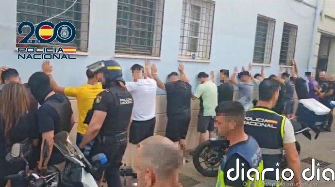 Diez detenidos de un clan tras una reyerta multitudinaria en Málaga capital