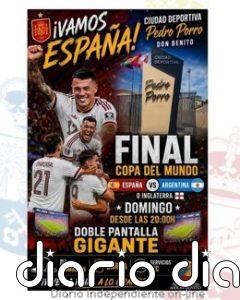 Don Benito, Badajoz, Cáceres, o Mérida instalarán pantallas gigantes este domingo para seguir la final del Mundial