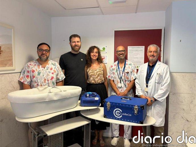Donan dos 'cunas de abrazos' a las hospitales de Tenerife para humanizar el duelo perinatal
